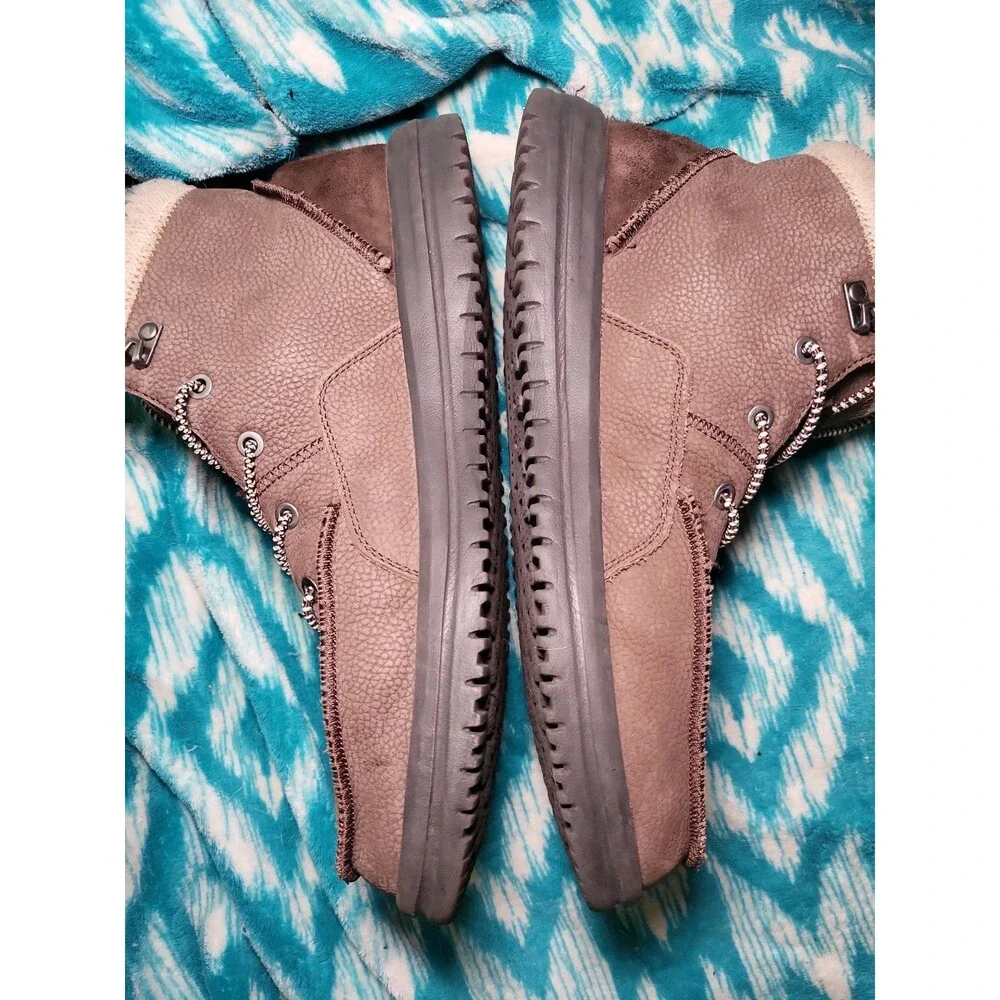 Hey Dude Bradley Boot Leather Brown Size 13